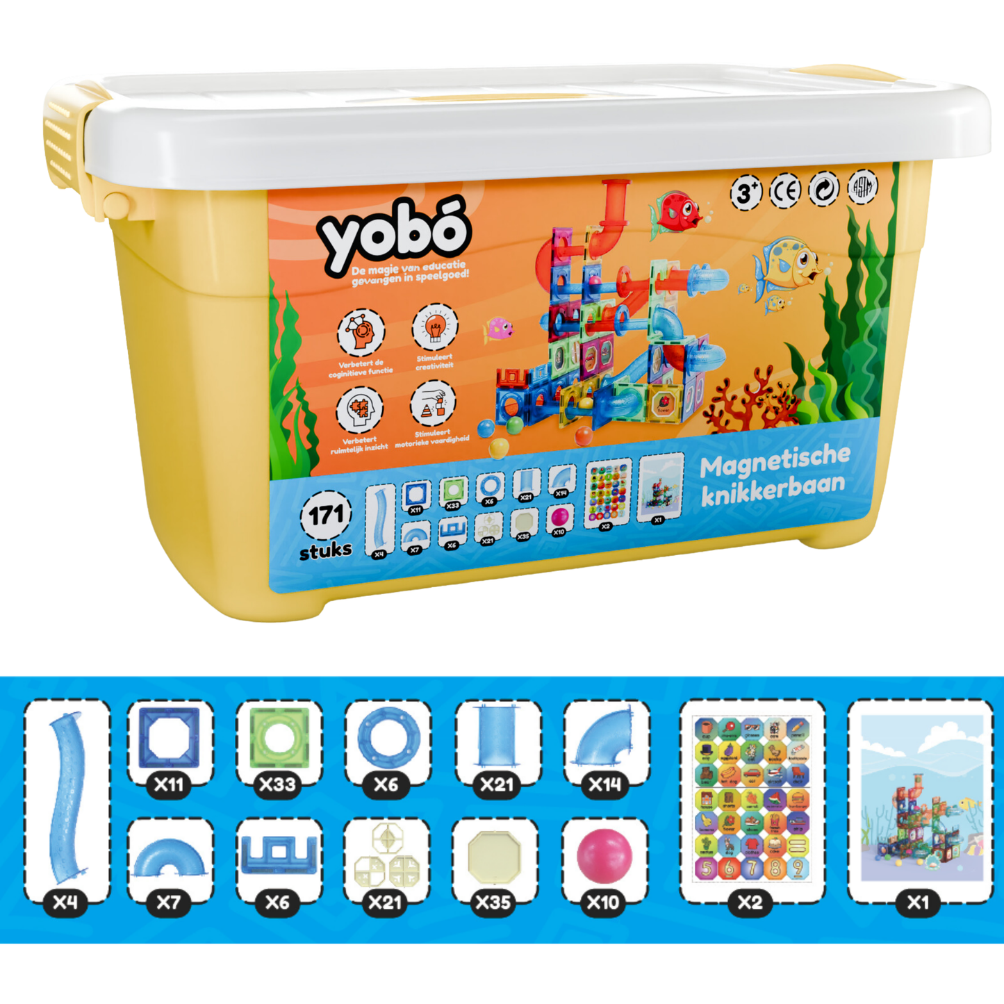 Yobó knikkerbaan 171 - BINNENKORT BESCHIKBAAR