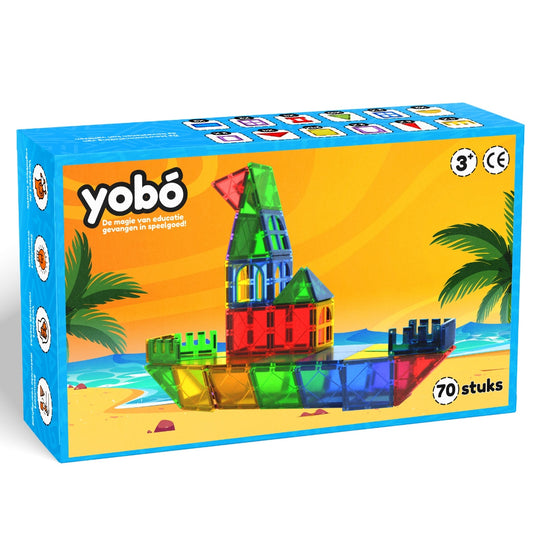 Yobó original 70: Educatief Magnetisch Speelgoed